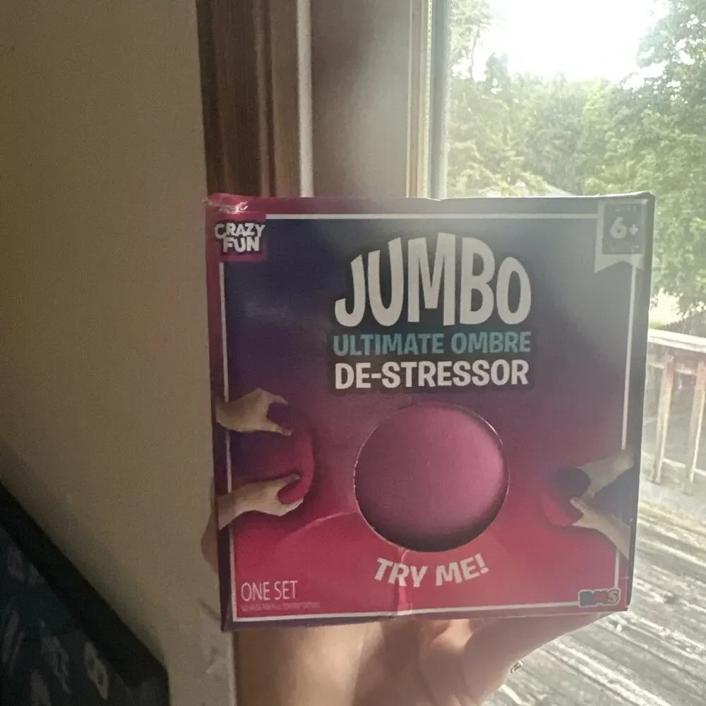 Crazy Fun Jumbo Ultimate OMBRÉ De-Stressor Stretchable Squishable Squeeze Ball